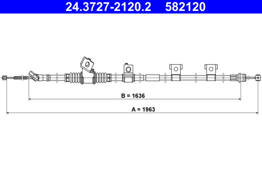 BOSCH 1987482059 Parking Brake Cable Pull