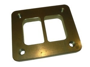 Turbozentrum 402950 Manifold Flange T4 TwinScroll - mild steel