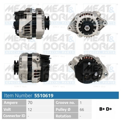 MEAT & DORIA MD5510619 Alternator