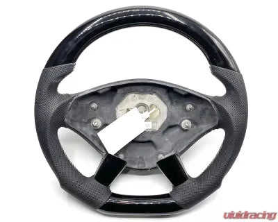 Vivid Racing VR-MERC-SPRT-STRWHL-GPERF Mercedes Sprinter Van | RV OEM Upgraded Steering Wheel Piano Black Preforated Grips