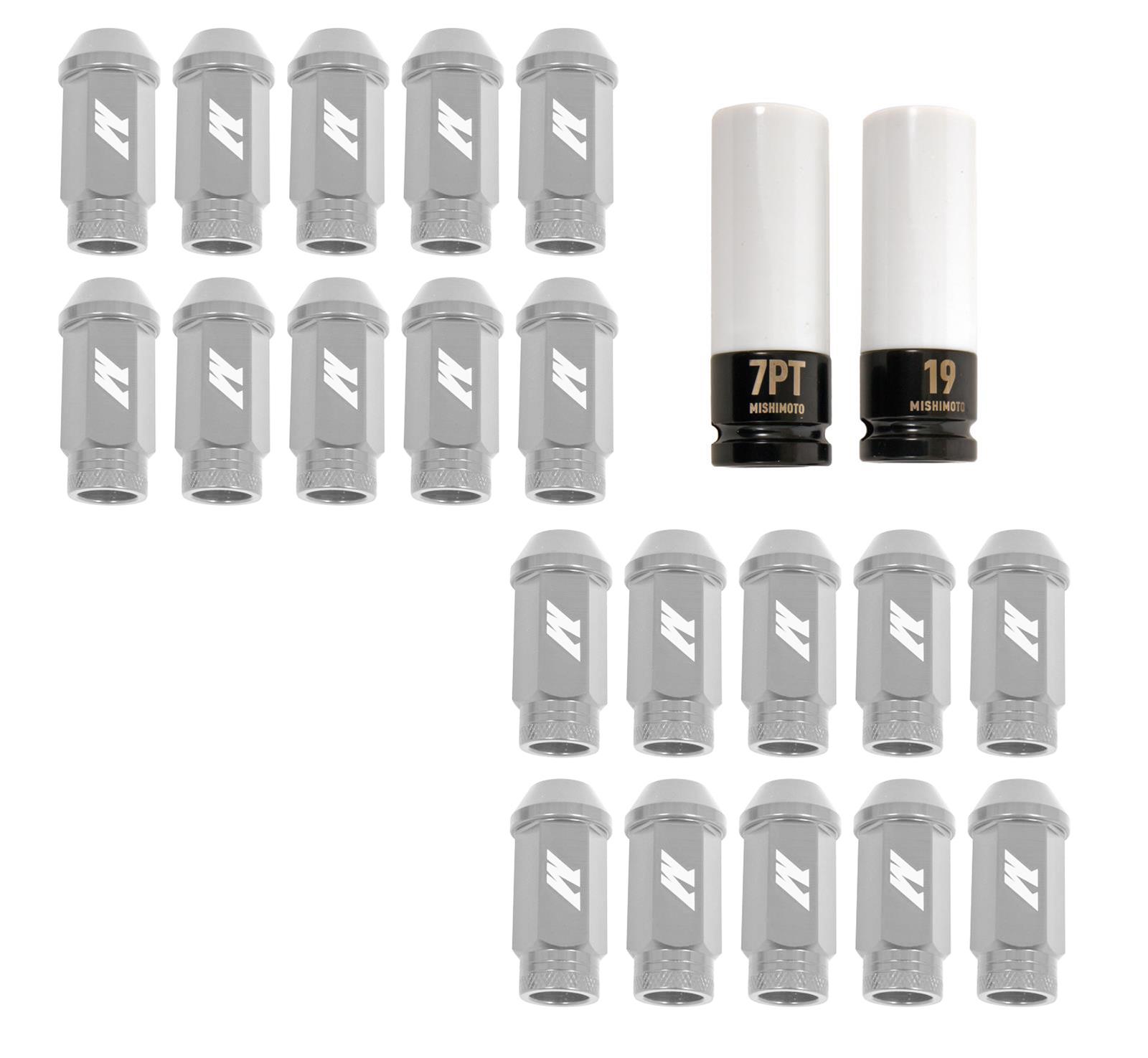 Mishimoto MMLG-125-20LSL Aluminum Locking Lug Nuts