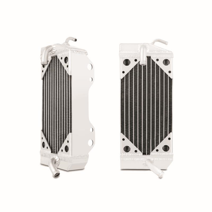 Mishimoto MMDB-CRF450-02LX Braced Aluminum Dirt Bike Radiator, Left, for Honda CRF450R 2002-2004