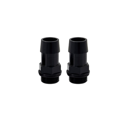 Mishimoto MMFT-M20-34BK M20x1.5 3/4", Hose Barb Aluminum Fittings, Pack of 2