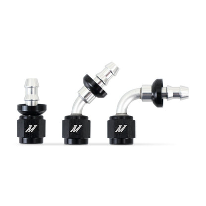 Mishimoto MMFT-PL-4 Push-Lock Fitting, -4AN