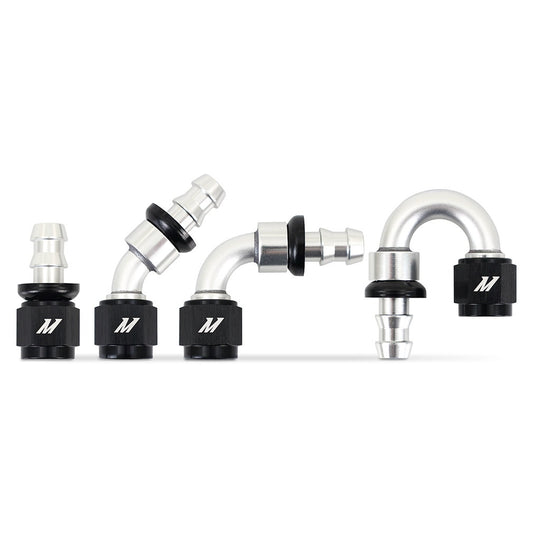 Mishimoto MMFT-PL-6 Push-Lock Fitting, -6AN