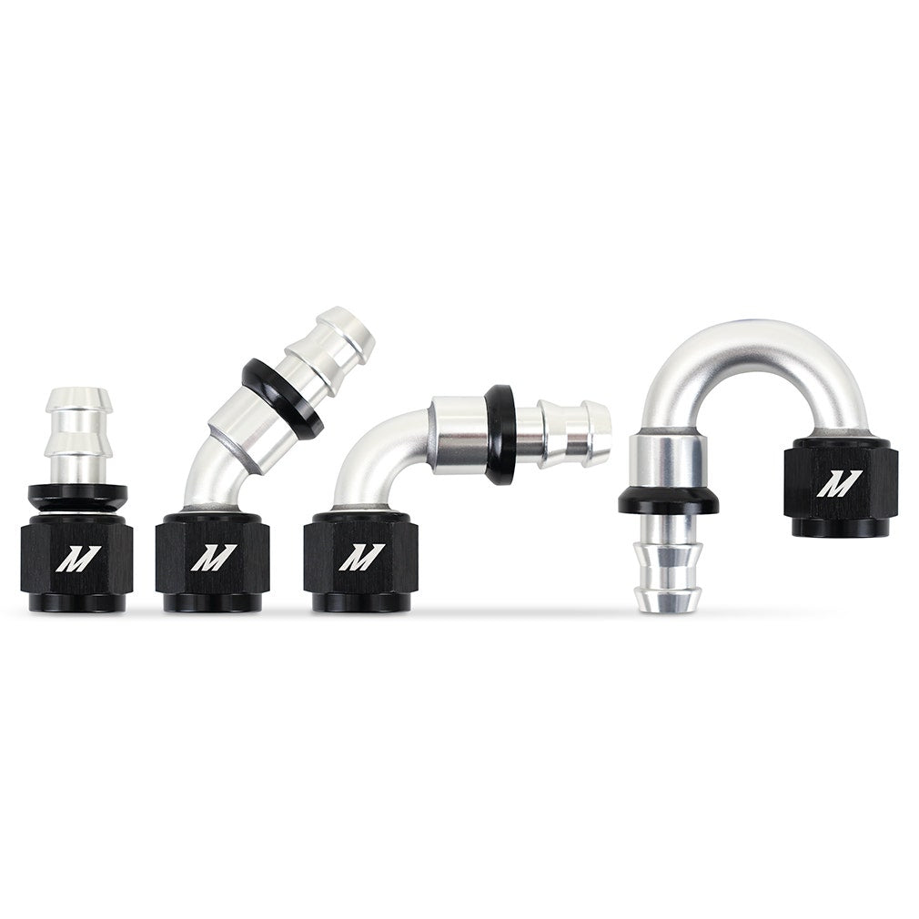 Mishimoto MMFT-PL-8 Push-Lock Fitting, -8AN