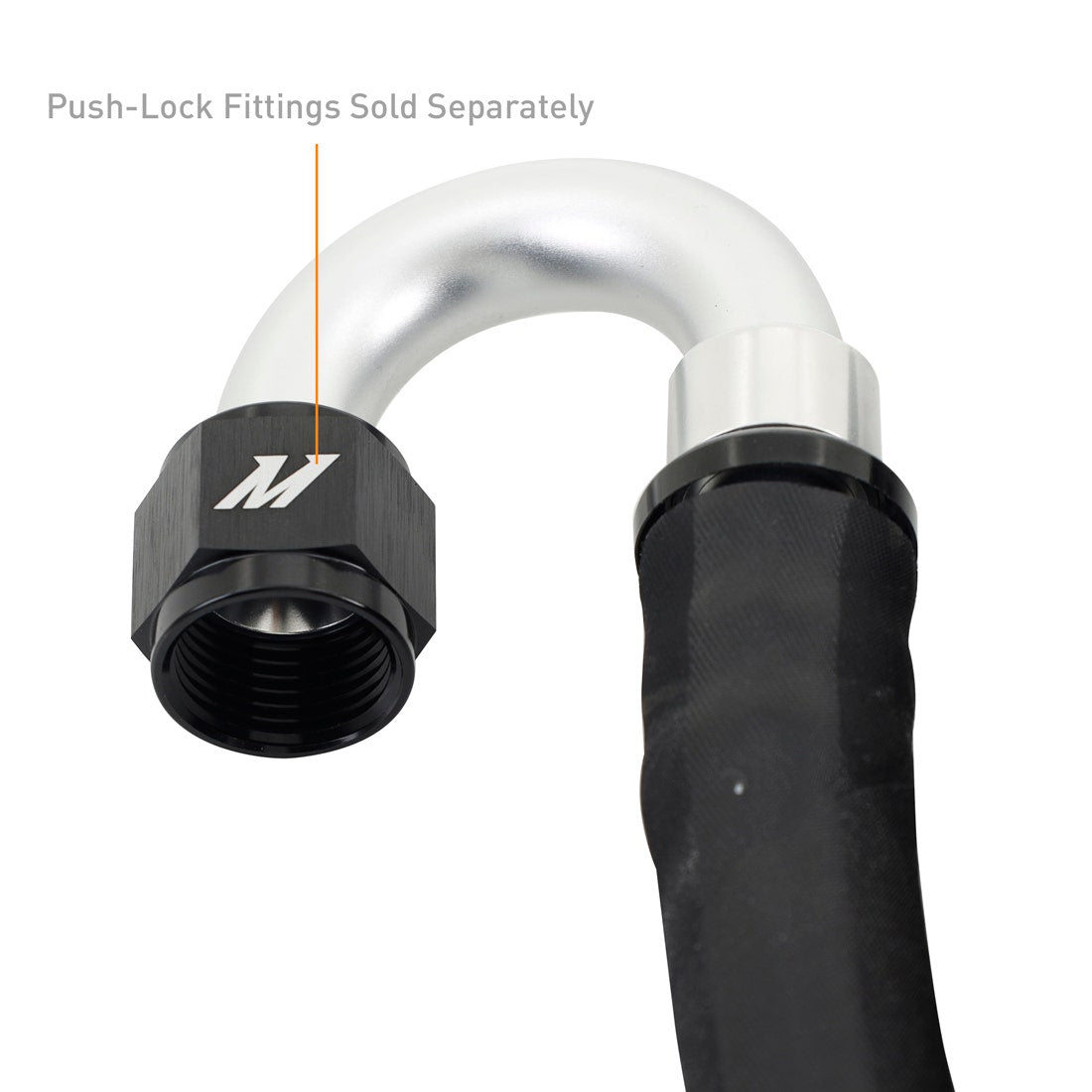 Mishimoto MMHOSE-PL-10 Push Lock Hose, -10AN
