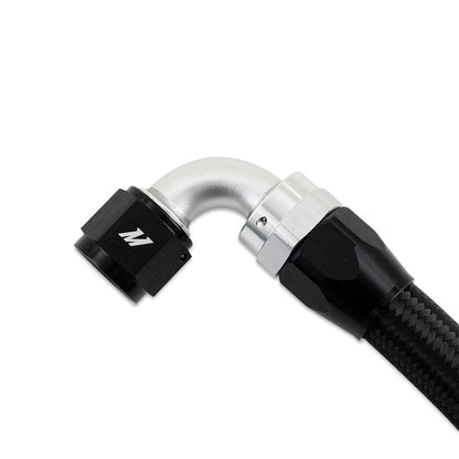 Mishimoto MMSBH-10-3NBK Nylon Wrapped Stainless-Steel Braided Hose, -10AN, 3ft