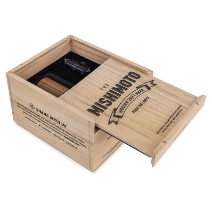 Mishimoto MMSK-WD-T Tall Steel Core Wood Shift Knob