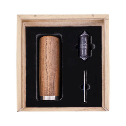 Mishimoto MMSK-WD-T Tall Steel Core Wood Shift Knob