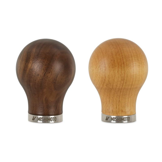 Mishimoto MMSK-WD-R Round Steel Core Wood Shift Knob