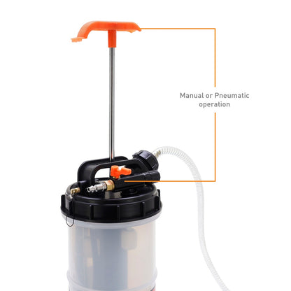 Mishimoto MMTL-FEX-MP56 Fluid Extractor, Manual and Pneumatic, 5.6L