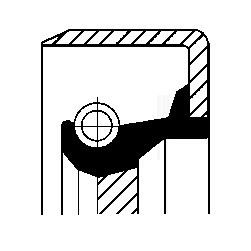 CORTECO CO12011424B Crankshaft Shaft Seal