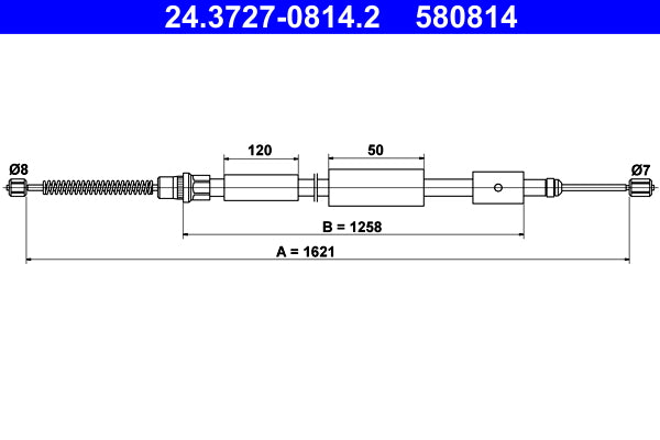BOSCH 1987477475 Parking Brake Cable Pull