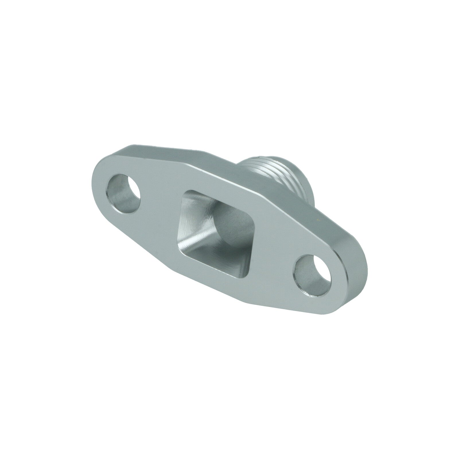 Turbozentrum 441108 Oil return flange for T3/T4 turbocharger with square hole / -10AN