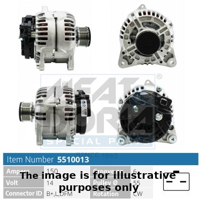 MEAT & DORIA MD5510013G Alternator
