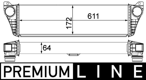 MAHLE CI150000P Charge Air Cooler