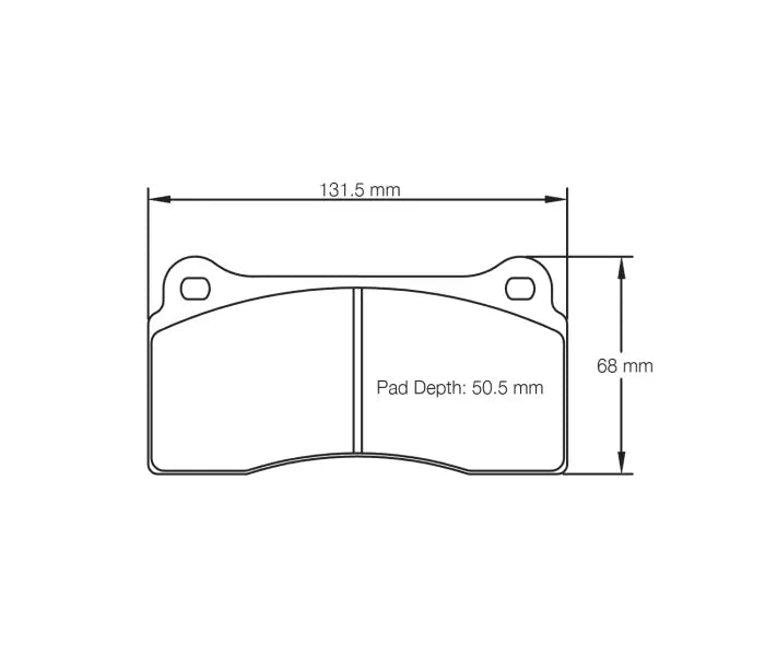 Pagid S1287L01B01 Brake Pad S1287 RSL 1 (bedded)