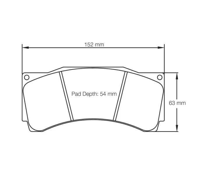Pagid S1539L02B01 Brake Pad S1539 RSL 2 (bedded)
