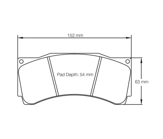 Pagid S1539L02B01 Brake Pad S1539 RSL 2 (bedded)