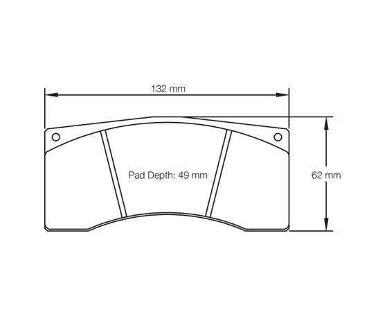 Pagid S1674L01B01 Brake Pad S1674 RSL 1 (bedded)