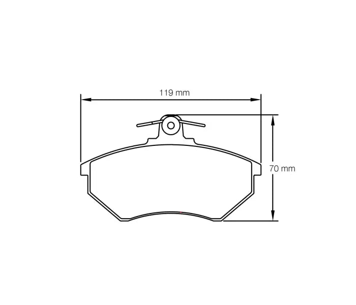 Pagid S1744H29E01 Brake Pad S1744 RSH 29E