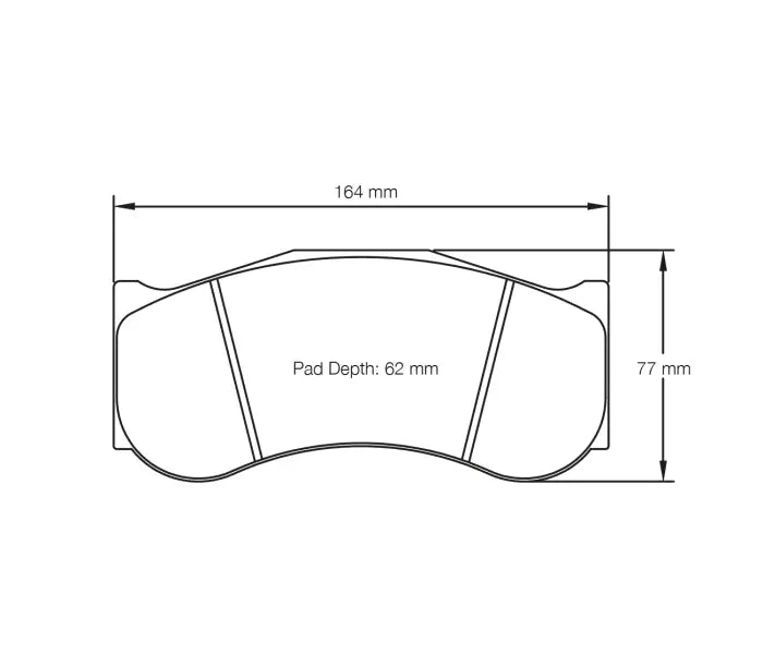 Pagid S2017L01B01 Brake Pad S2017 RSL 1 (bedded)