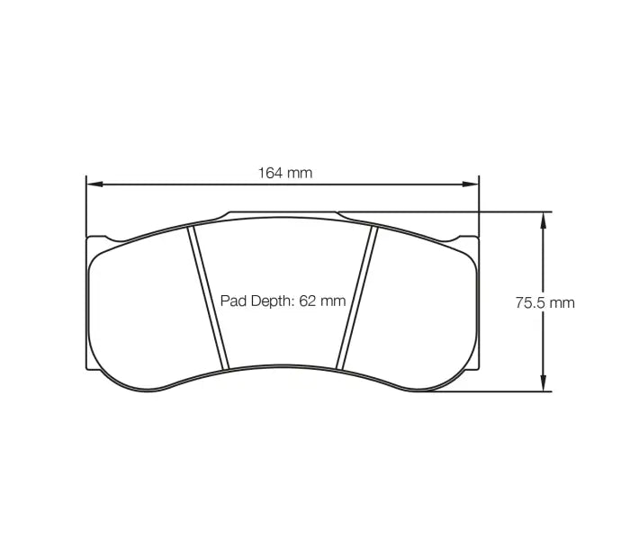 Pagid S2019L2EB01 Brake Pad S2019 RSL 2E (bedded)