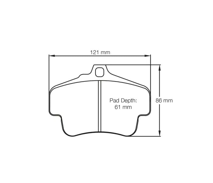 Pagid S2405L01B01 Brake Pad S2405 RSL 1 (bedded)