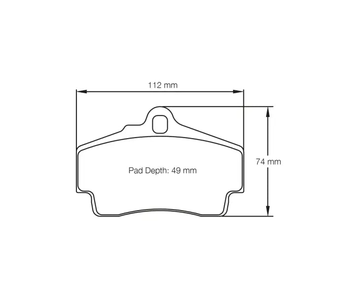 Pagid S2406L01B01 Brake Pad S2406 RSL 1 (bedded)
