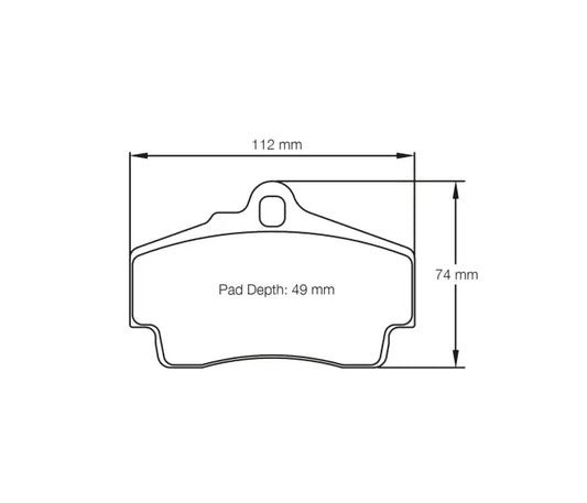 Pagid S2406L01B01 Brake Pad S2406 RSL 1 (bedded)