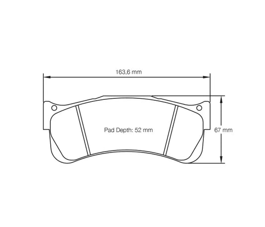 Pagid S2488L01B01 Brake Pad S2488 RSL 1 (bedded)