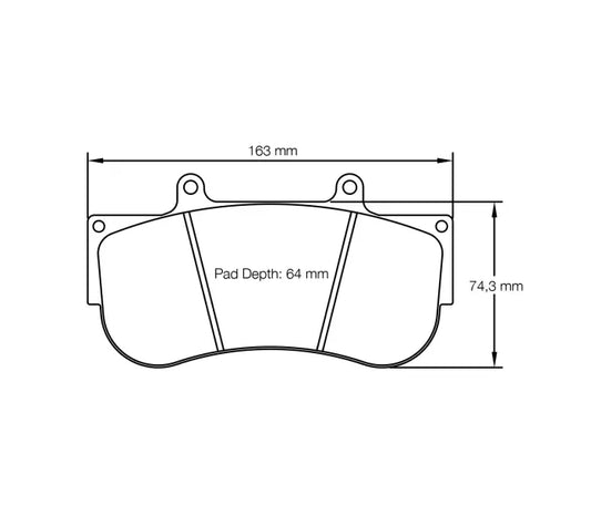 Pagid S2564L2E001 Brake Pad S2564 RSL 2E