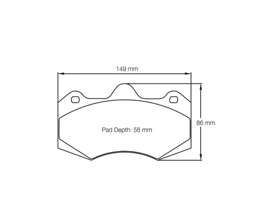Pagid S4346R29B01 Brake Pad S4346 RSL 29 (bedded)
