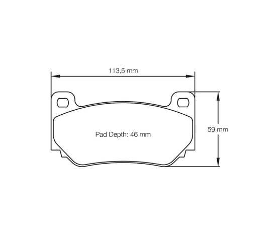 Pagid S4349L1EB01 Brake Pad S4349 RSL 1E (bedded)