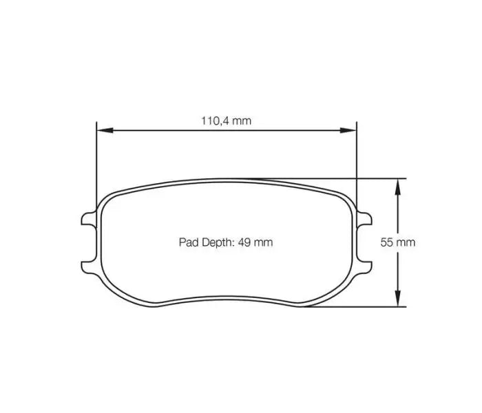 Pagid S4929L02B01 Brake Pad S4929 RSL 2 (bedded)