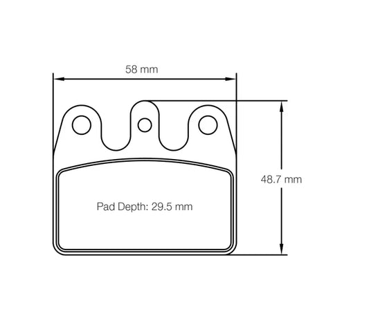 Pagid S5100K02001 Brake Pad S5100 K 2