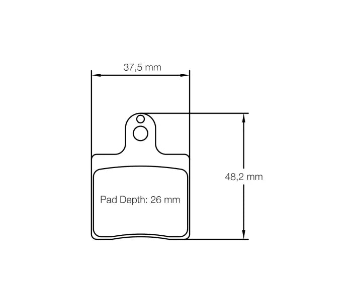 Pagid S5101K02001 Brake Pad S5101 K 2
