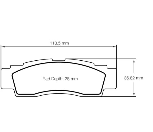 Pagid S6003UT1001 Brake Pad S6003 UT 1