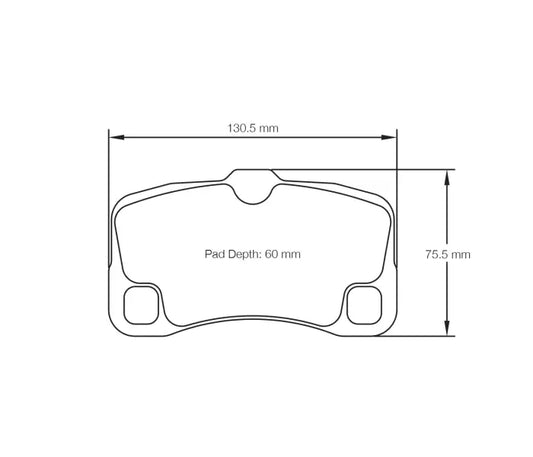 Pagid S8006T03B01 Brake Pad S8006 RST 3 (bedded)
