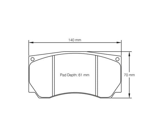 Pagid S8033T5EB01 Brake Pad S8033 RST 5E (bedded)