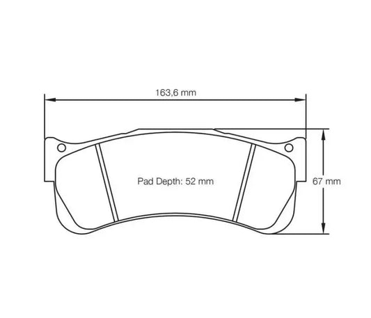 Pagid S8038R29B01 Brake Pad S8038 RSL 29 (bedded)