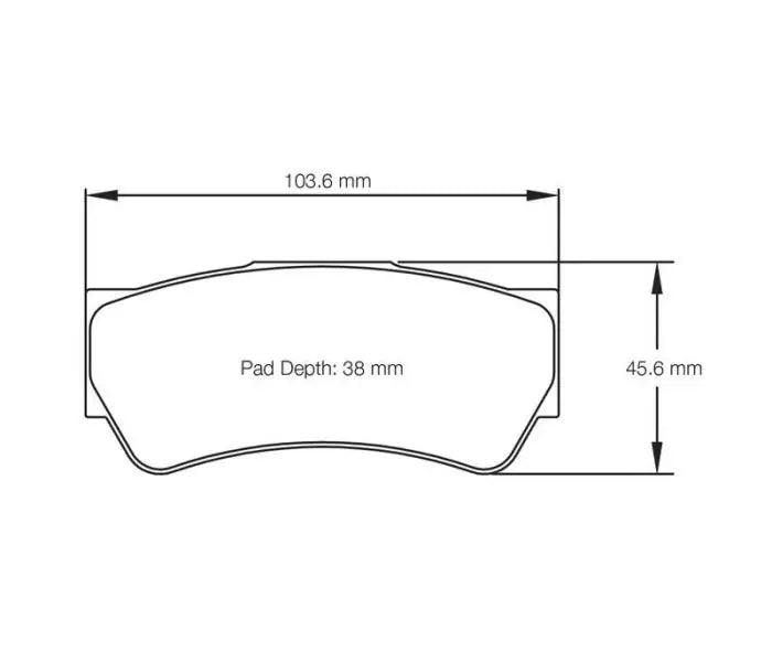 Pagid S8049R34B01 Brake Pad S8049 RS 34 (bedded)