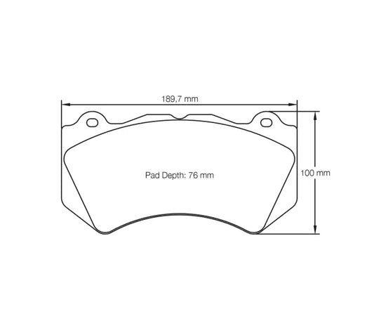 Pagid S8083C01B01 Brake Pad S8083 RSC 1 (bedded)