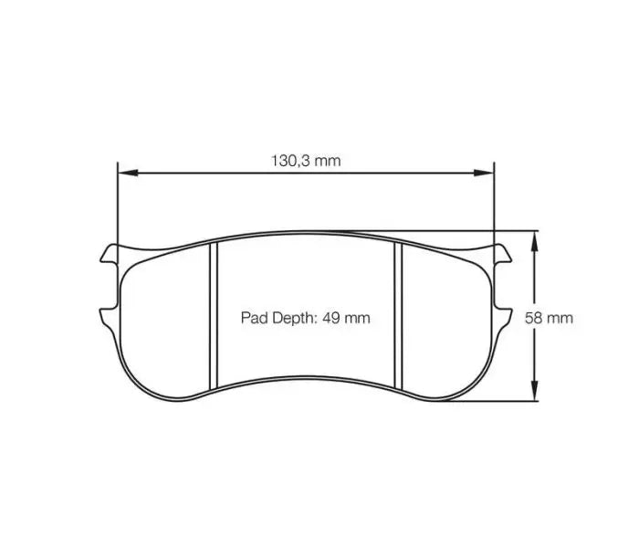 Pagid S8093T04001 Brake Pad S8093 RST 4