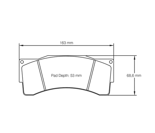 Pagid S8222T01B01 Brake Pad S8222 RST 1 (bedded)