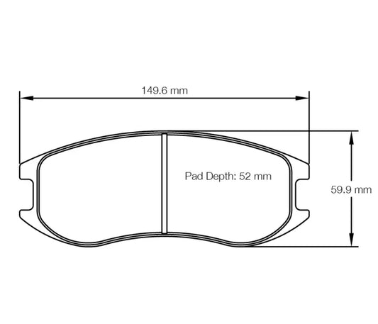 Pagid S8251L01B01 Brake Pad S8251 RSL 1 (bedded)