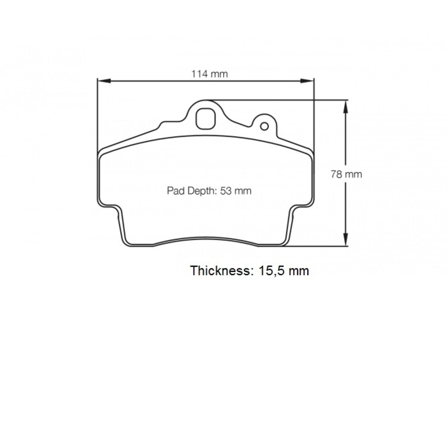 Pagid E240714010 Raceblok Set RS14