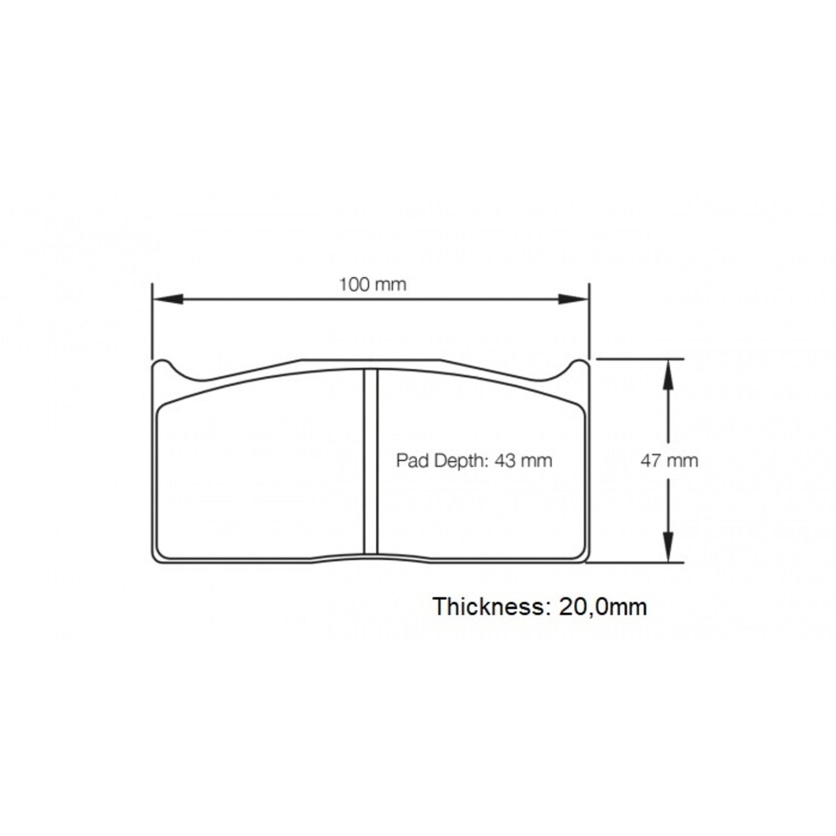 Pagid S1283R34001 Raceblok Set RS34