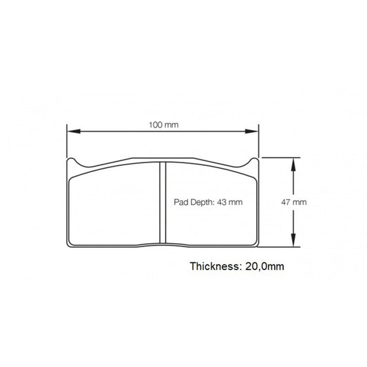 Pagid S1283R34001 Raceblok Set RS34